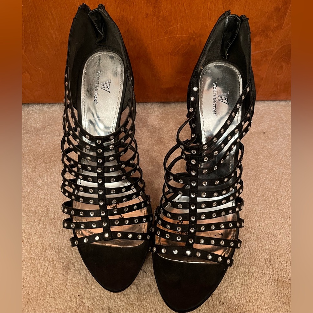 Worthington strap heel